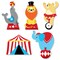 Big Dot of Happiness Carnival - Step Right Up Circus - DIY Shaped Carnival Themed Party Cut-Outs - 24 Count